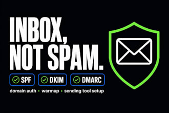 set up your cold email system with domain auth and inbox warmup