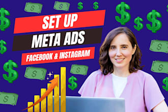 set up a meta ads campaign for facebook or instagram