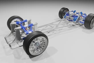 design racing car chassis frame and suspension,custom car parts,3d printing,stl