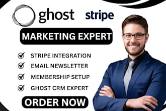 integrate stripe and email newsletters in ghost cms
