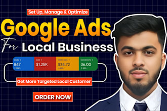 set up, manage your google ads for local business to get  leads with low cost
