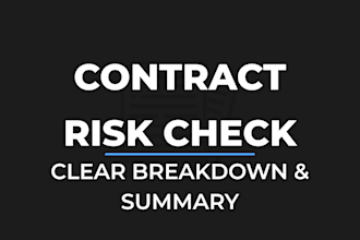 contract review risk analysis