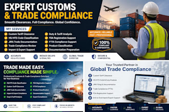 custom tariff clearance jira hs hts code trade compliance fda registration ftta