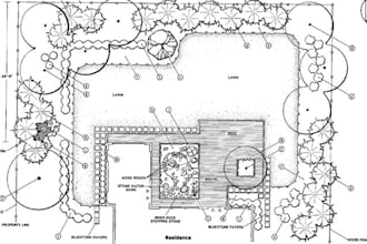 design professional 2d landscape designs and site plans, architecture, backyard