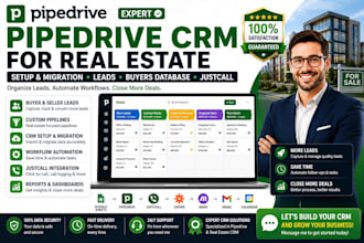 pipedrive CRM setup and migration real estate leads  justcall