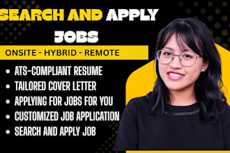 search and apply to remote and onsite jobs for you