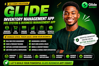 build glide inventory management app, glide pos and business management app