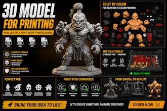 design 3d model for printing