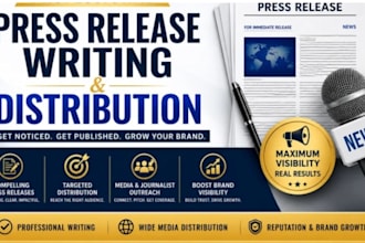 craft UK press release writing and distribute to apex UK sites