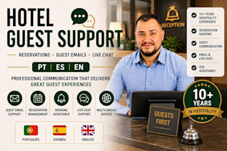 manage hotel guest communication and reservations pt es en