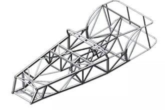provide cad design for cars, chassis frame,vehicle 3d parts and assemblies, stl