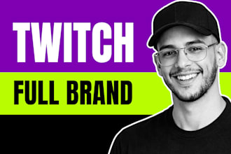 create a professional twitch animated overlay
