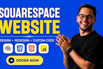 build squarespace website, squarespace design redesign, custom CSS, bug fix code