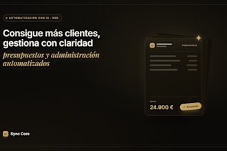 automatizar la creación de presupuestos y gestión de tu negocio