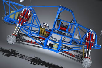 turn car concepts into 3d car models for 3d printing, vehicle parts stl, chassis
