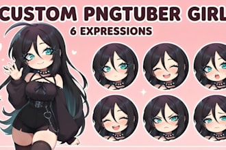 create pixel art pngtuber or giftuber for streaming