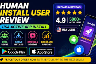 do ios android app review install rating promotion