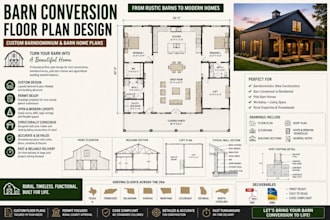 design barn conversion and barndominium floor plans