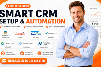 setup sugarcrm creatio sap crm veritouch crmnext total expert crm newton crm