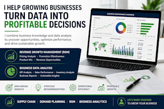 analyze your business and identify revenue growth opportunity