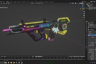 rip convert extract 3d model asset weapon from any game website and port model