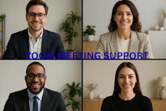 organize your zoom meeting coodinate zoom participant and manage webcam event