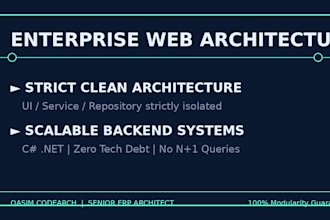 build scalable enterprise web applications with strict clean architecture