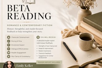 beta read your romance manuscript