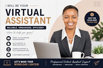 be your virtual assistant for executive admin support