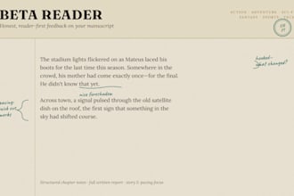 be your beta reader
