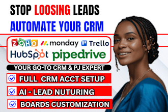 automate hubspot zoho CRM monday CRM odoo erp espo crm sales pipeline automation