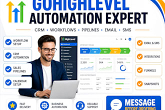 gohighlevel automation expert ghl workflows setup CRM automation pipelines