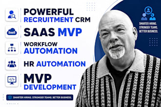 build recruitment CRM workflow automation and saas mvp systems