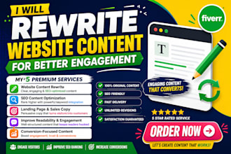 rewrite website content for better engagement