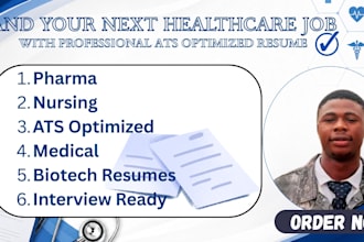 healthcare resume for nursing, pharmacy and medical careers