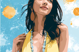 draw high quality vector portraits