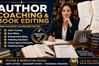 author coaching book editing developmental editing publishing submission