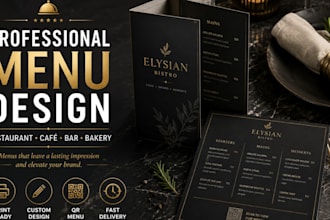 design restaurant menu food menu cafe menu or menu redesign