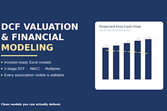 build your financial model and dcf valuation in excel