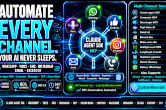 automate whatsapp ai voice agent multi channel second brain claude agent sdk mcp