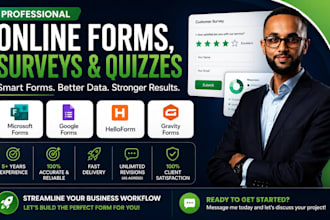 create microsoft form online surveys googleform helloform gravityform quizexpert