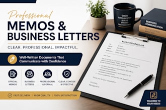 professionally write official memos and business letters