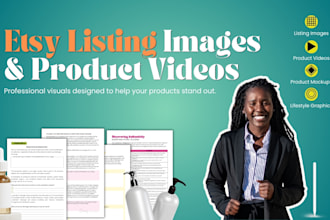 create etsy listing images and videos