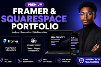 design framer portfolio website personal portfolio framer squarespace portfolio