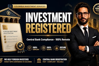 register your foreign investment in colombia legally