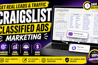make  live craigslist ads that coverts leads  for your  business