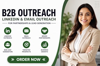 build targeted b2b leads with linkedin outreach and emails