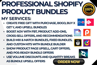 create shopify product bundles to increase average order value shopflix fbp easy