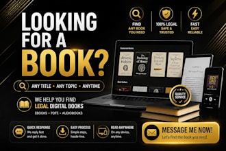 get the PDF version of any book you want