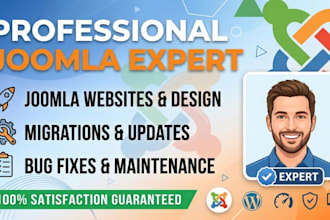 create joomla website fix joomla website